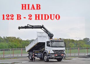 autobasculantă Mercedes-Benz AXOR 1833*KIPPER 4,50m + HIAB 122 B-2 HIDUO/FUNK