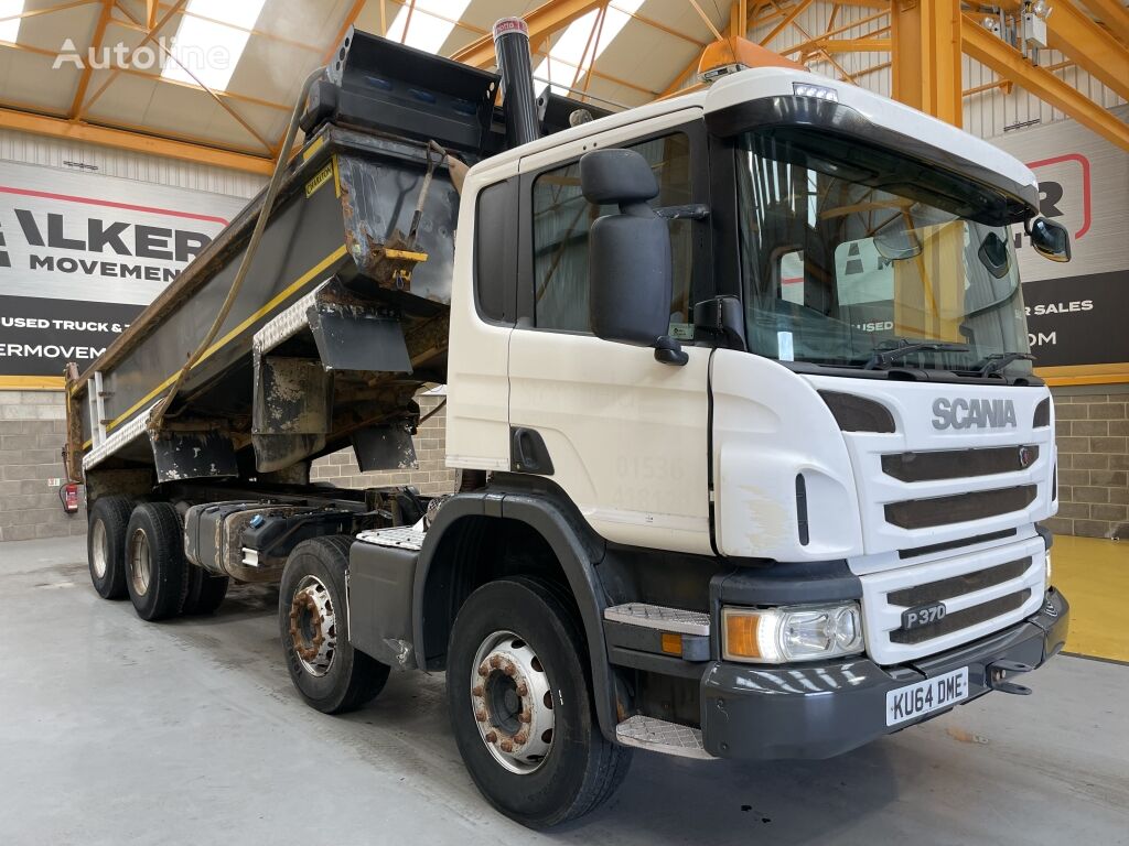 autobasculantă Scania P370 *EURO 6* 8X4 STEEL TIPPER – 2014 – KU64 DME