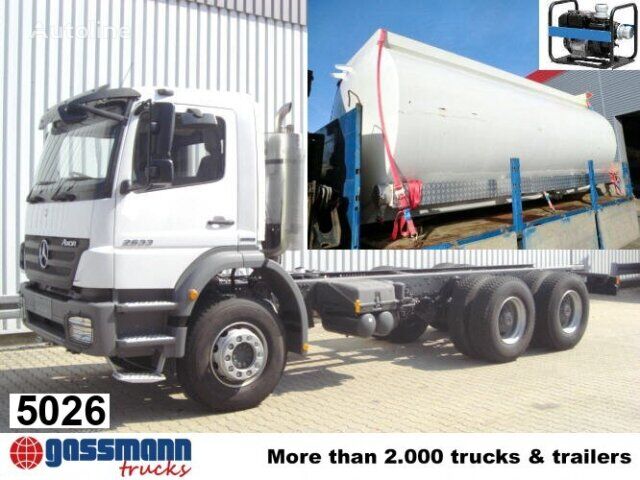 camion autocisterna Mercedes-Benz Axor 2633 K/39 6x4 RHD nou