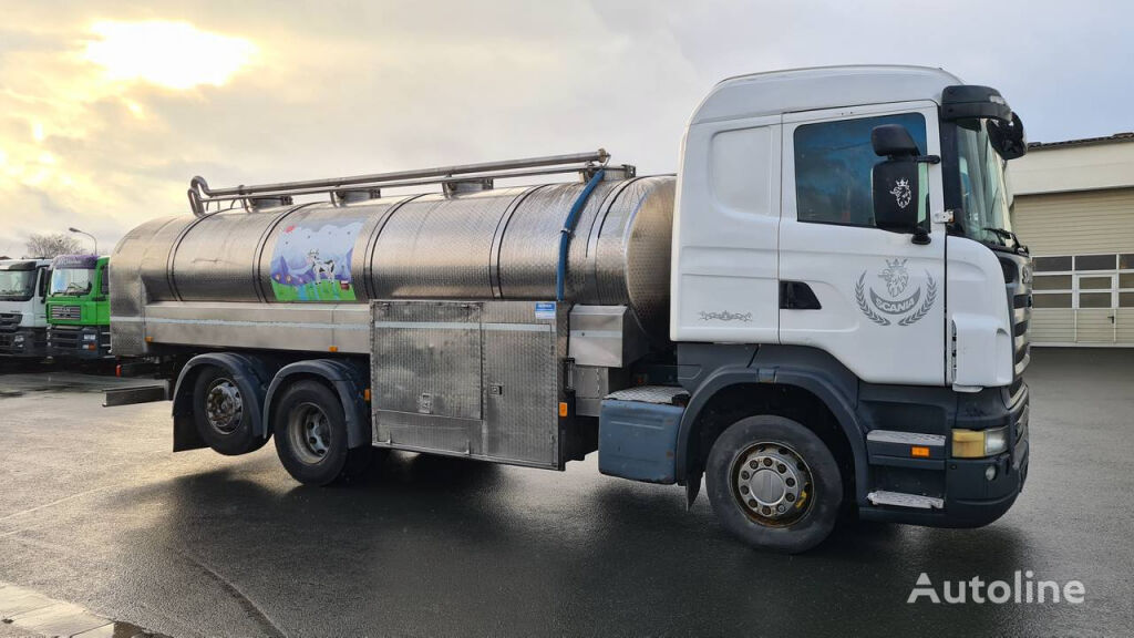 camion cisternă pentru transport lapte Scania R420 LB 6X2 HNB (Nr. 4797)