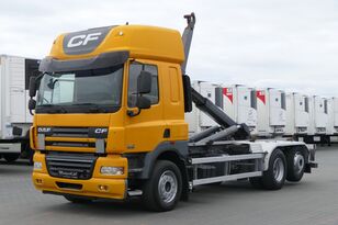 camion cu cârlig DAF CF 85.460 / 6x2 / HAKOWIEC TERBERG / TER 850 / OŚ PODNOSZONA / D