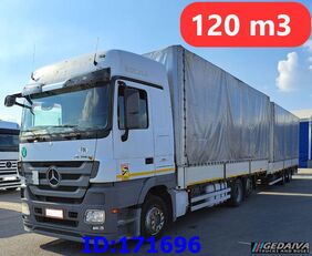 camion cu prelata Mercedes-Benz Actros 2541 6x2 Euro5 + remorcă prelate