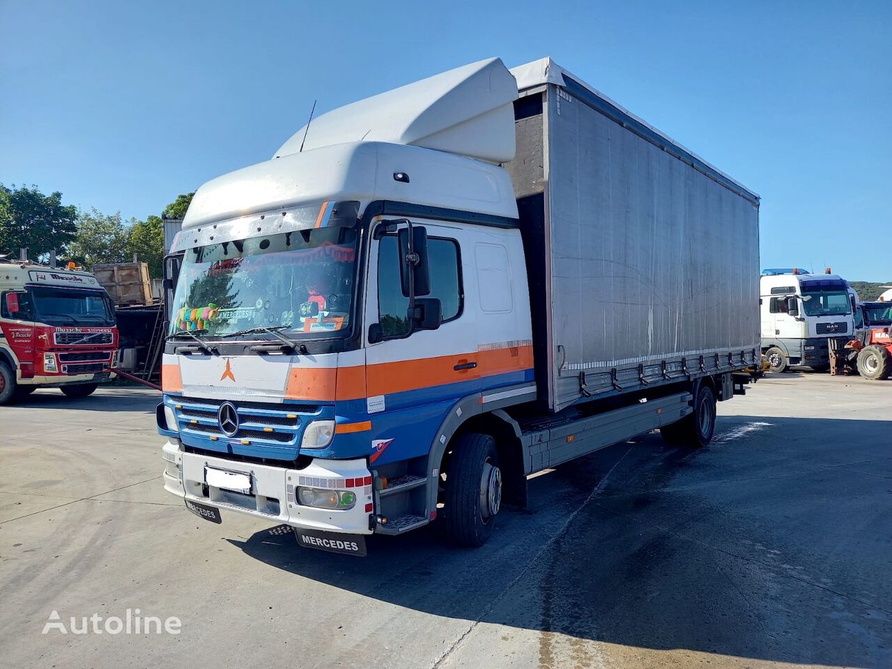 camion cu prelata culisanta Mercedes-Benz Atego 1224