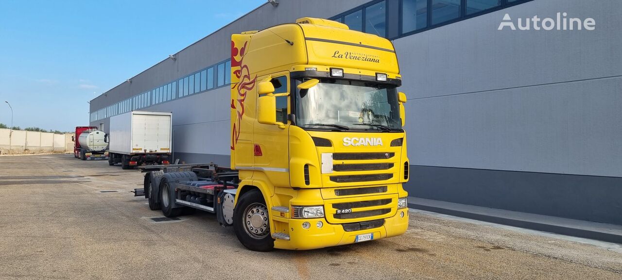 camion pentru transport containere Scania R 420