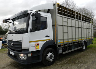 camion transport animale Mercedes-Benz ATEGO 1224 with Case PIOGER (INOX) for bovines nou