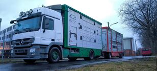 camion transport animale Mercedes-Benz Actros 1844  Finkl 2 Stock + Pezzaioli 3 Stock