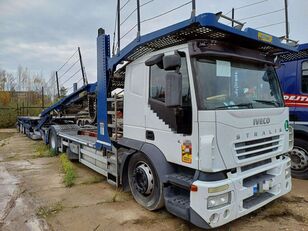 camion transport auto IVECO STRALIS 430 + SILVER + remorcă transport auto