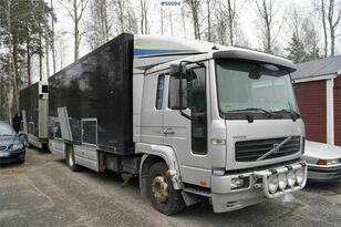 camion transport auto Volvo FL6L (609) Car transport and specially built trail