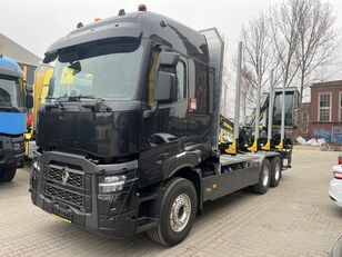 camion transport de lemne Renault Gama C nou