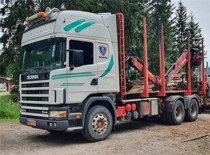 camion transport de lemne Scania 164G