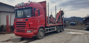 camion transport de lemne Scania R500
