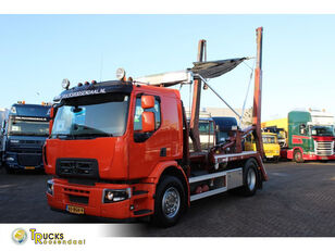 camion utilaj ridicare container gunoi Renault D WIDE 19.280 + full option + REMOTE + EURO 6 HIAB MULTILIFT + N