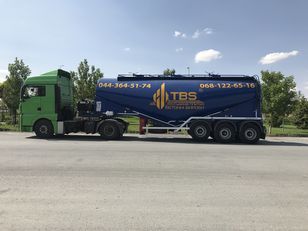 cisternă siloz EMIRSAN 30 Cbm V Type Cement Bulker Trailer nouă