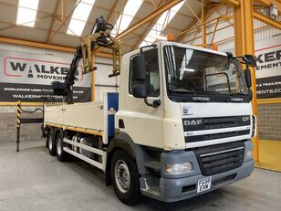 dropside camion DAF CF85 460 6X2 DRAWBAR SPEC 26 TONNE BRICK GRAB – 2008 – FG58 EVM