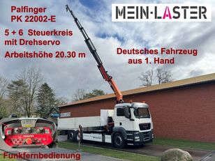 dropside camion MAN TGS 26.400 PK 22002-E 20 m- 5.550kg + Drehservo