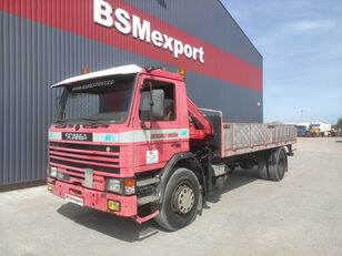 dropside camion Scania 82M flatbed truck