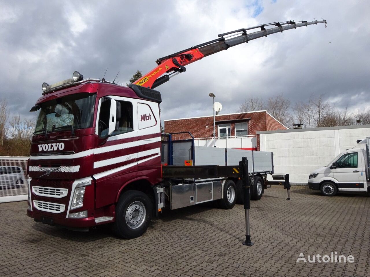 dropside camion Volvo FH13 540 Pritsche + PK 34002