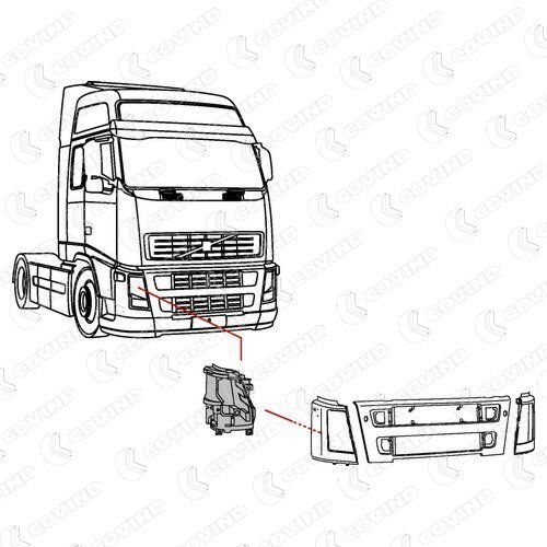 izolaţie Volvo 20453628.20453627.20452886.20452887 pentru camion Volvo FH