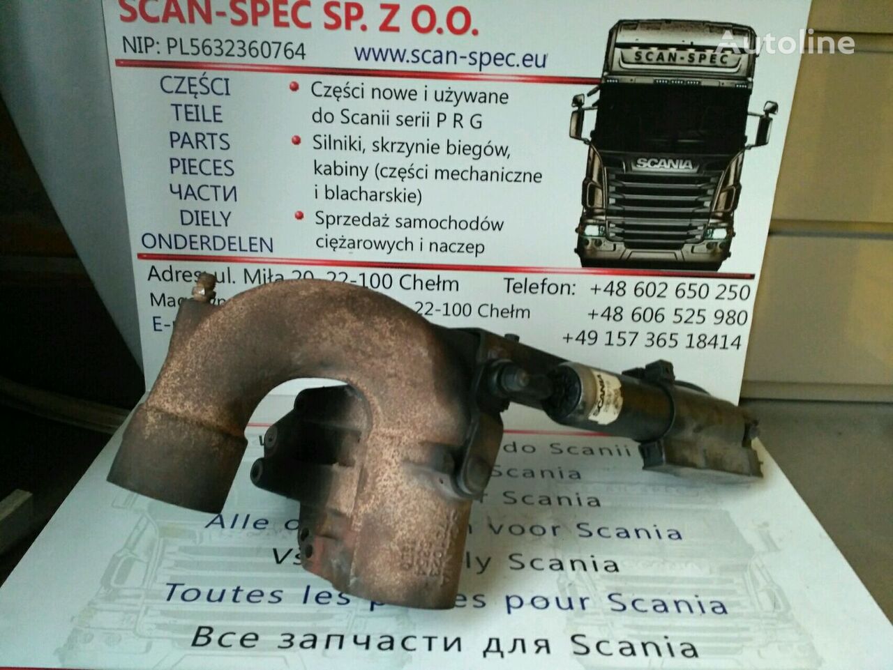 supapă motor Scania EGR 1731023 pentru cap tractor Scania P R G