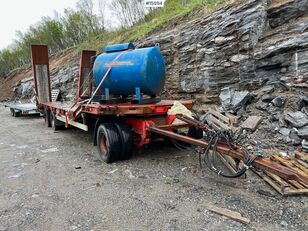 remorcă transport agabaritic Kel-Berg machine trailer w/ hydraulic drawbridges