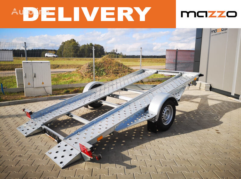 remorcă transport auto Mini Wenus 385x180 gvw 1300kgCar Transporter Trailer Tilt Flat b nou