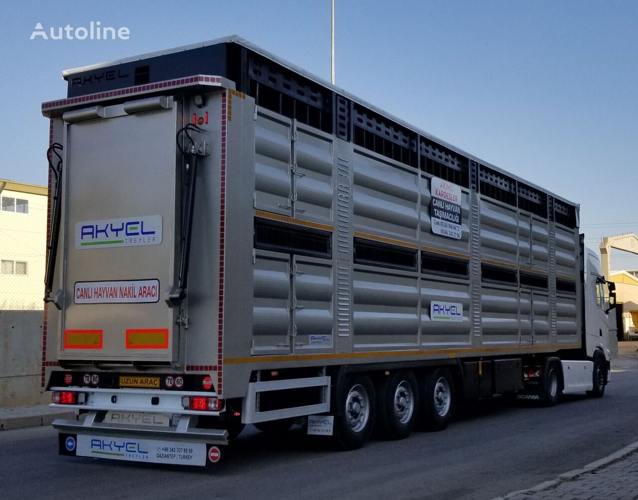 semiremorcă transport animale Akyel Treyler LVL1 Livestock Semi Trailer  ( double deck ) nouă