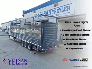 semiremorcă transport animale Yelsan Treyler Livestock Semi Trailer ( theree deck ) nouă